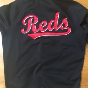 Pink MLB collection Cincinnati Reds jacket
